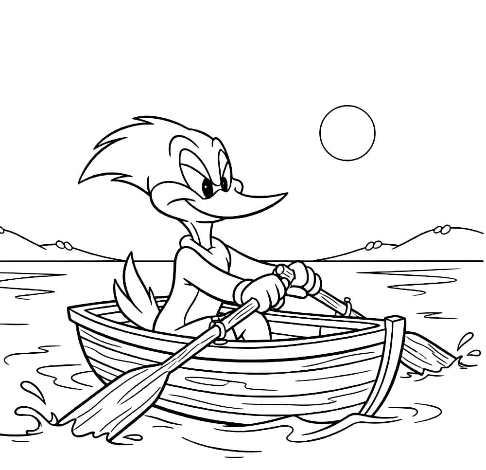 Canottaggio Picchiarello da colorare