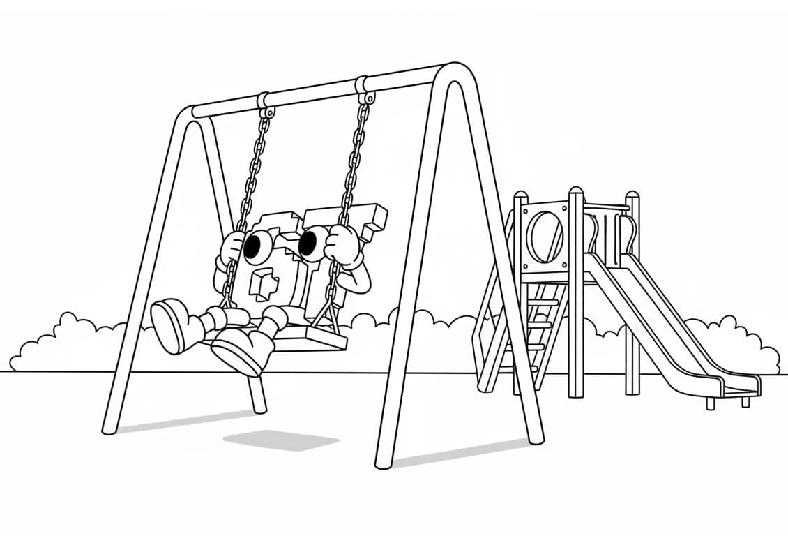 Carino 67 Brainrot da colorare