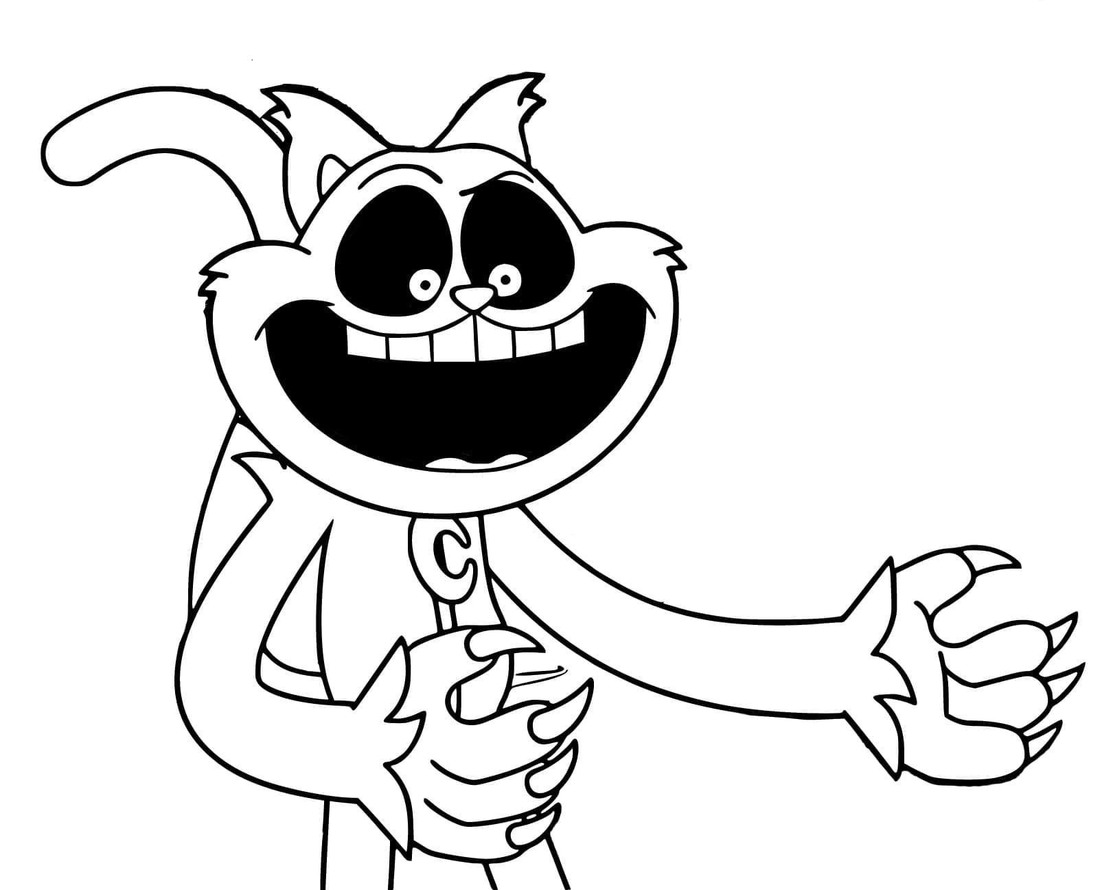 Catnap Animato da colorare