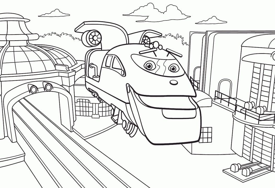 Chuggington Action Chugger da colorare