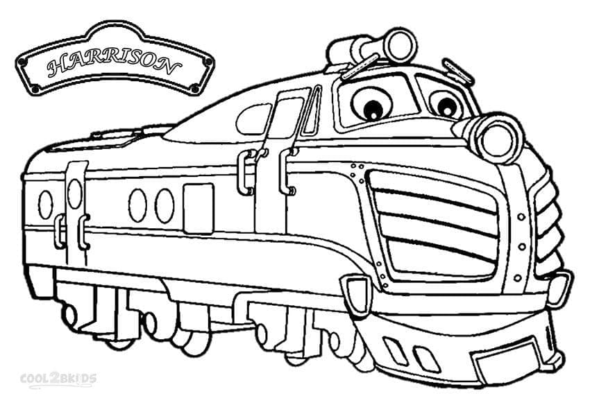 Chuggington Harrison da colorare