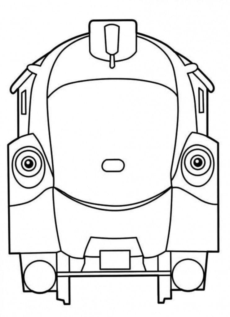 Chuggington Olwin da colorare