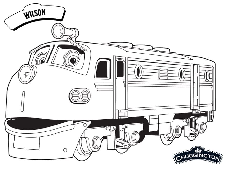 Chuggington Wilson da colorare
