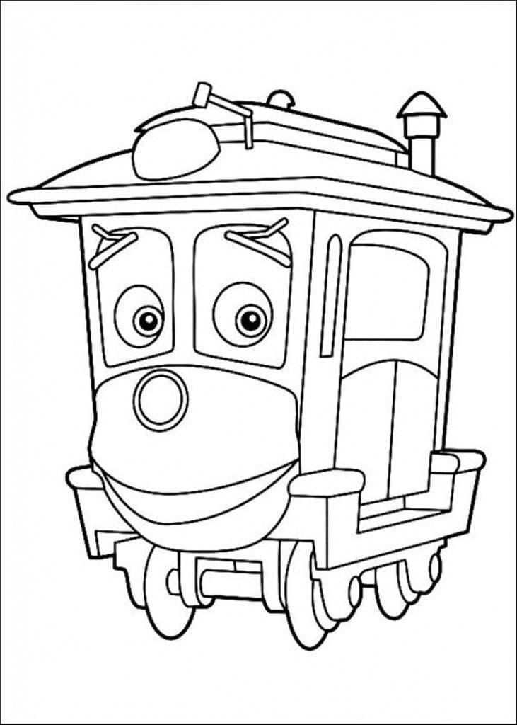 Chuggington Zephie da colorare