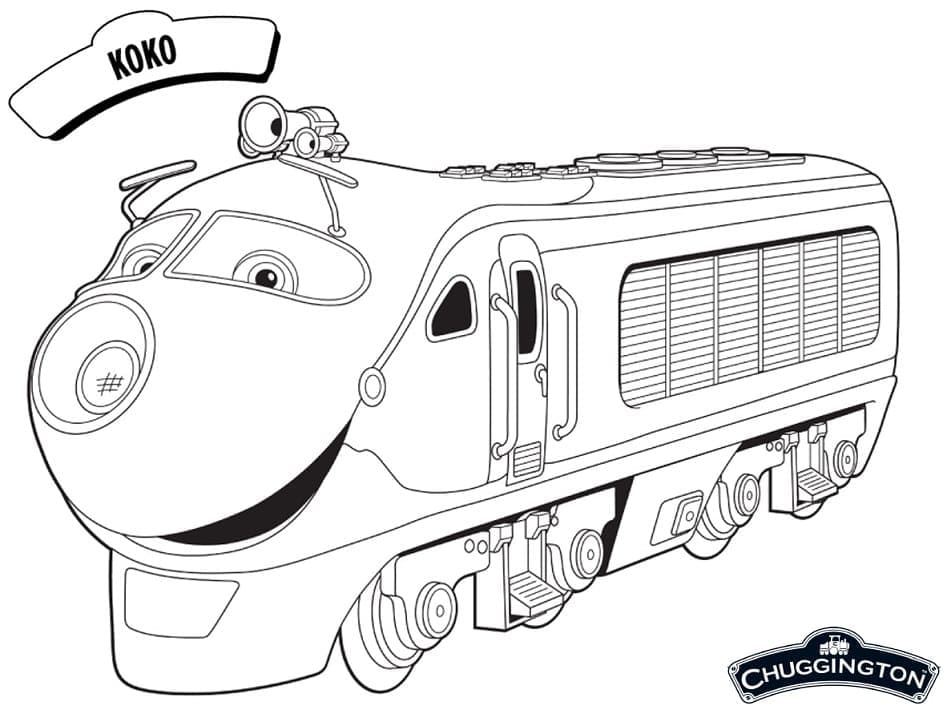 Chuggington completo da colorare