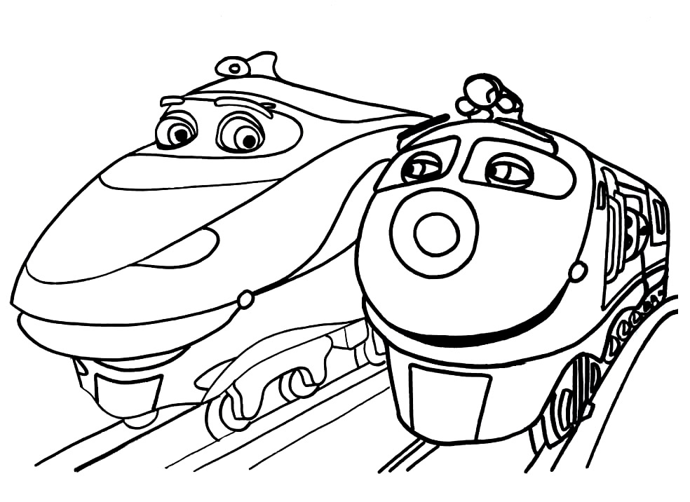 Chuggington gratuitamente stampabile da colorare