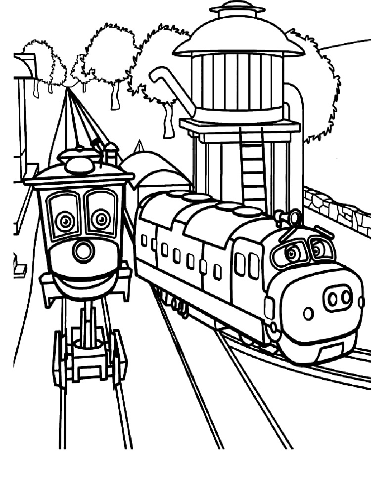 Chuggington stampabile gratuitamente da colorare
