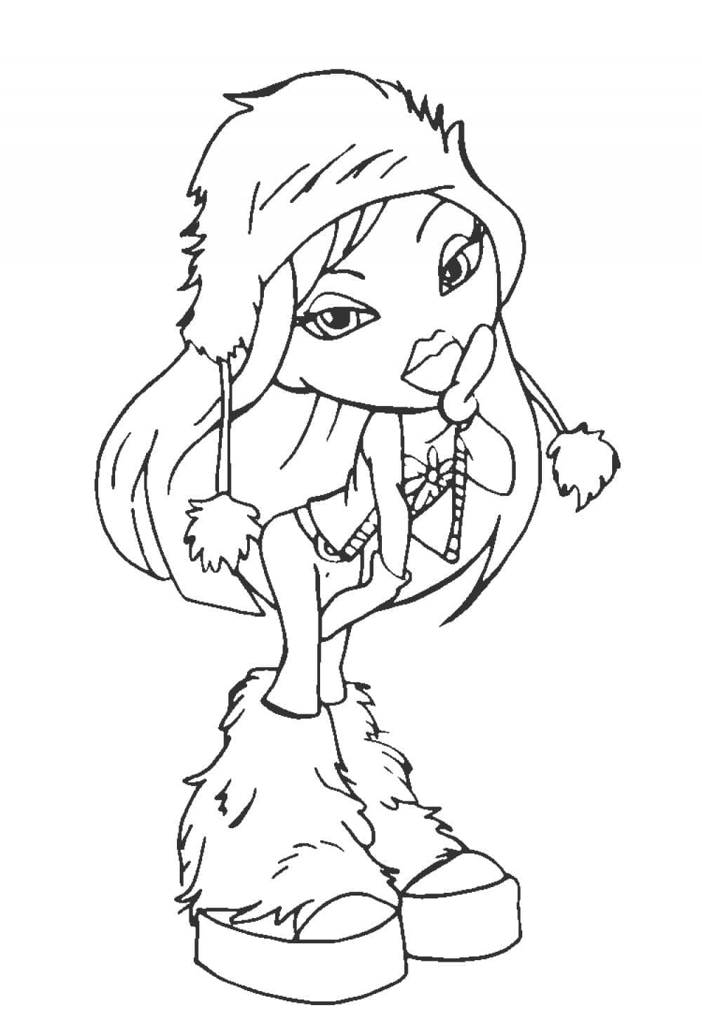 Cloe di Bratz da colorare