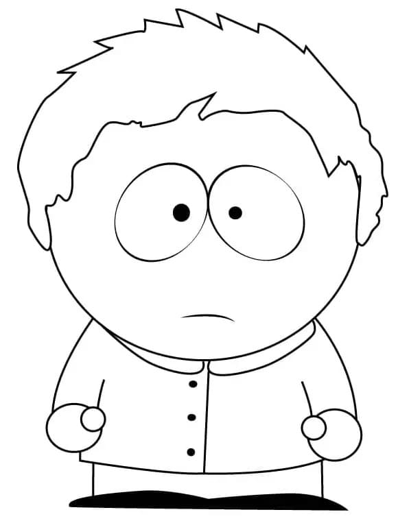 Clyde Donovan di South Park da colorare