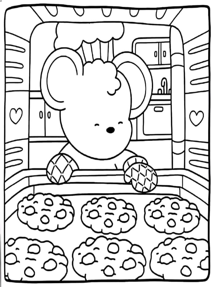 Cozy Friend Divertente da colorare