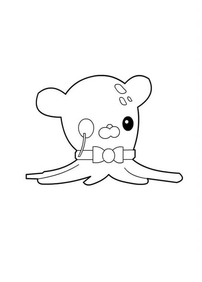Cute Professor Inkling Octonauts da colorare