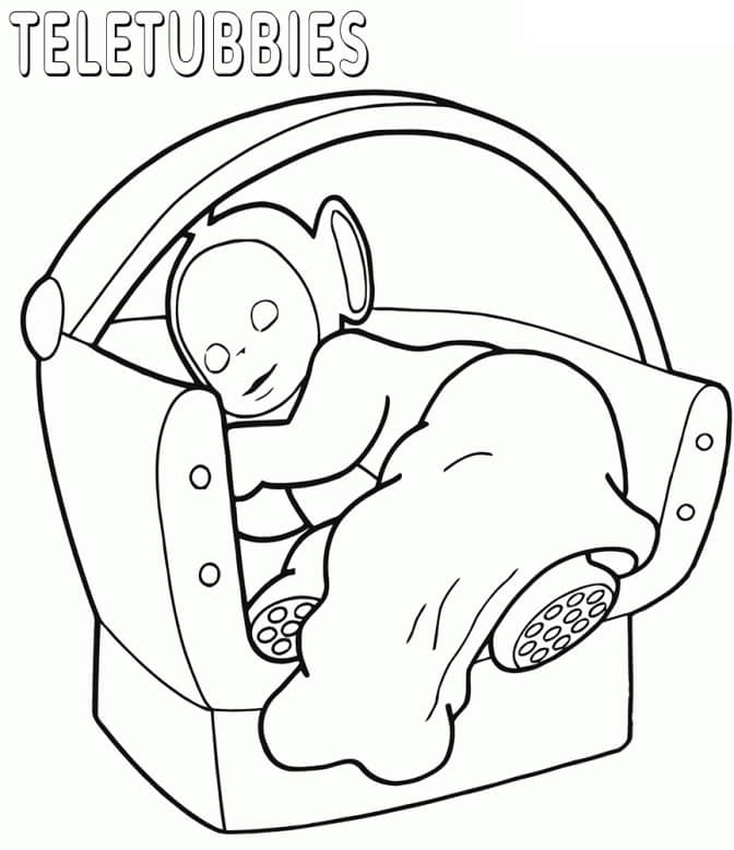 Cute Teletubbies da colorare