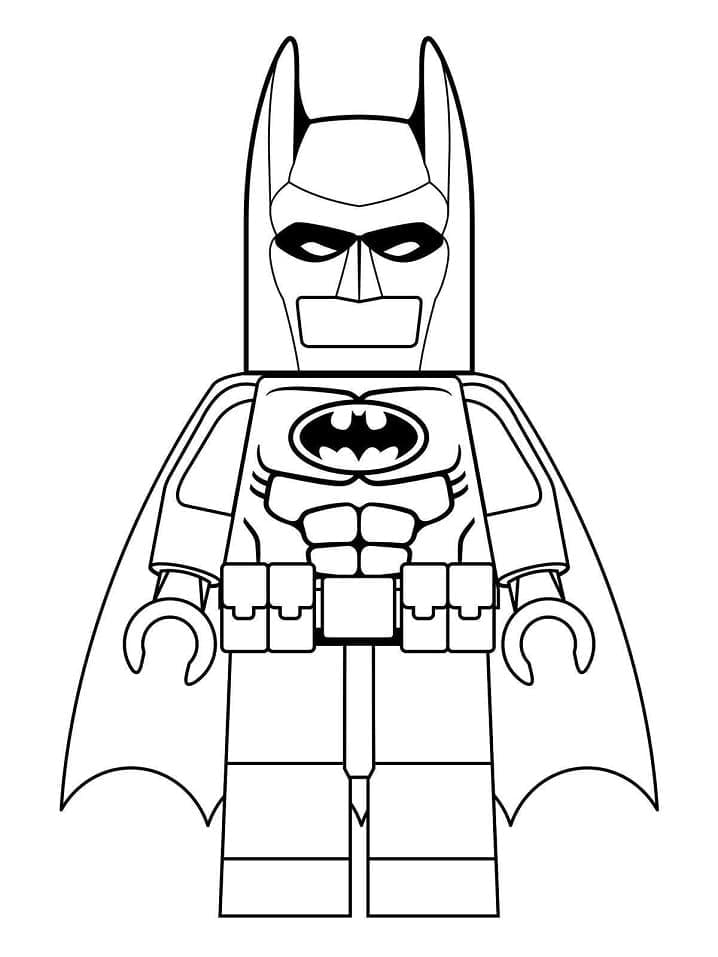 DC Lego Batman da colorare