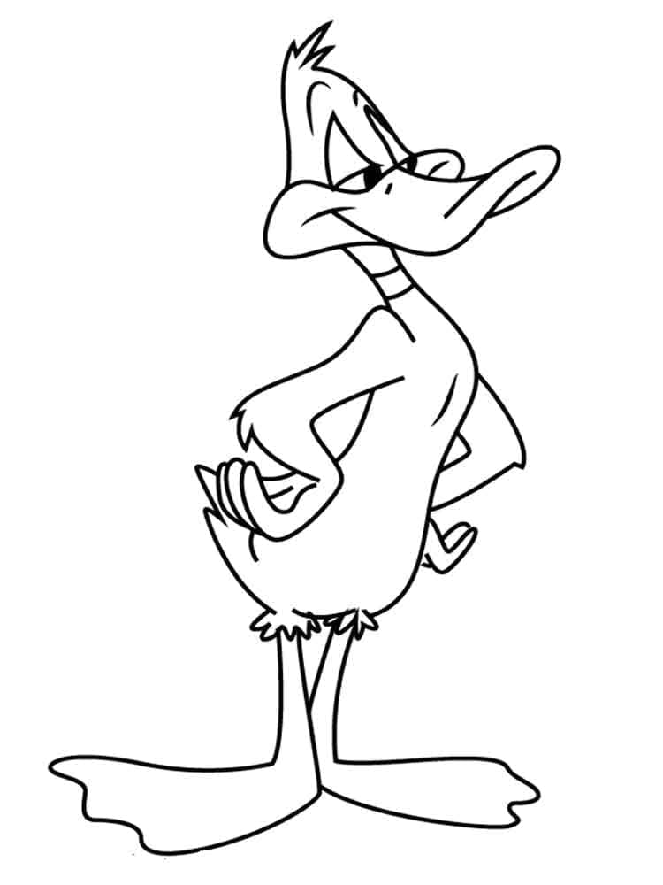 Daffy Duck gratis da colorare