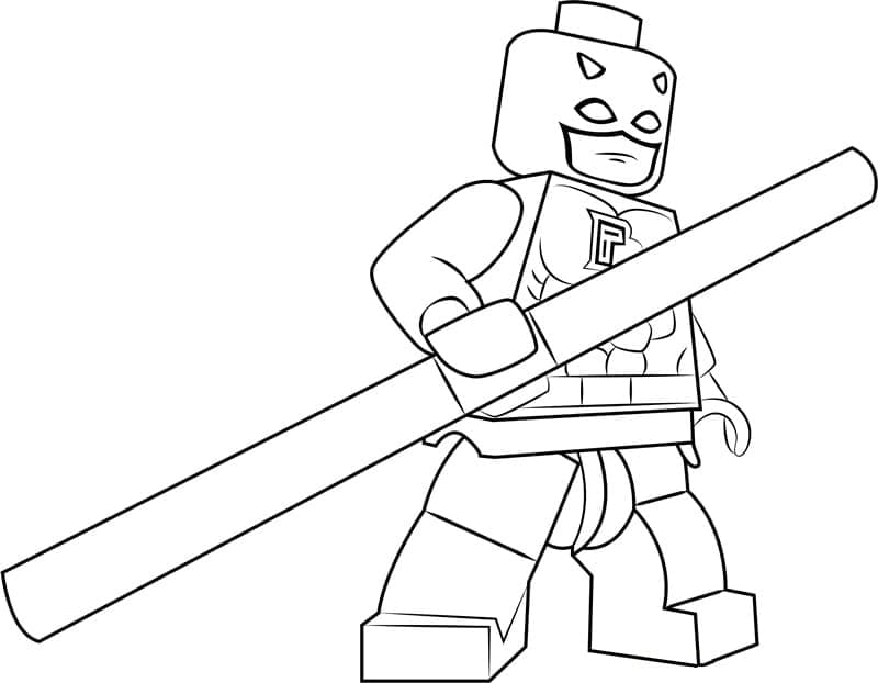 Daredevil Lego da colorare