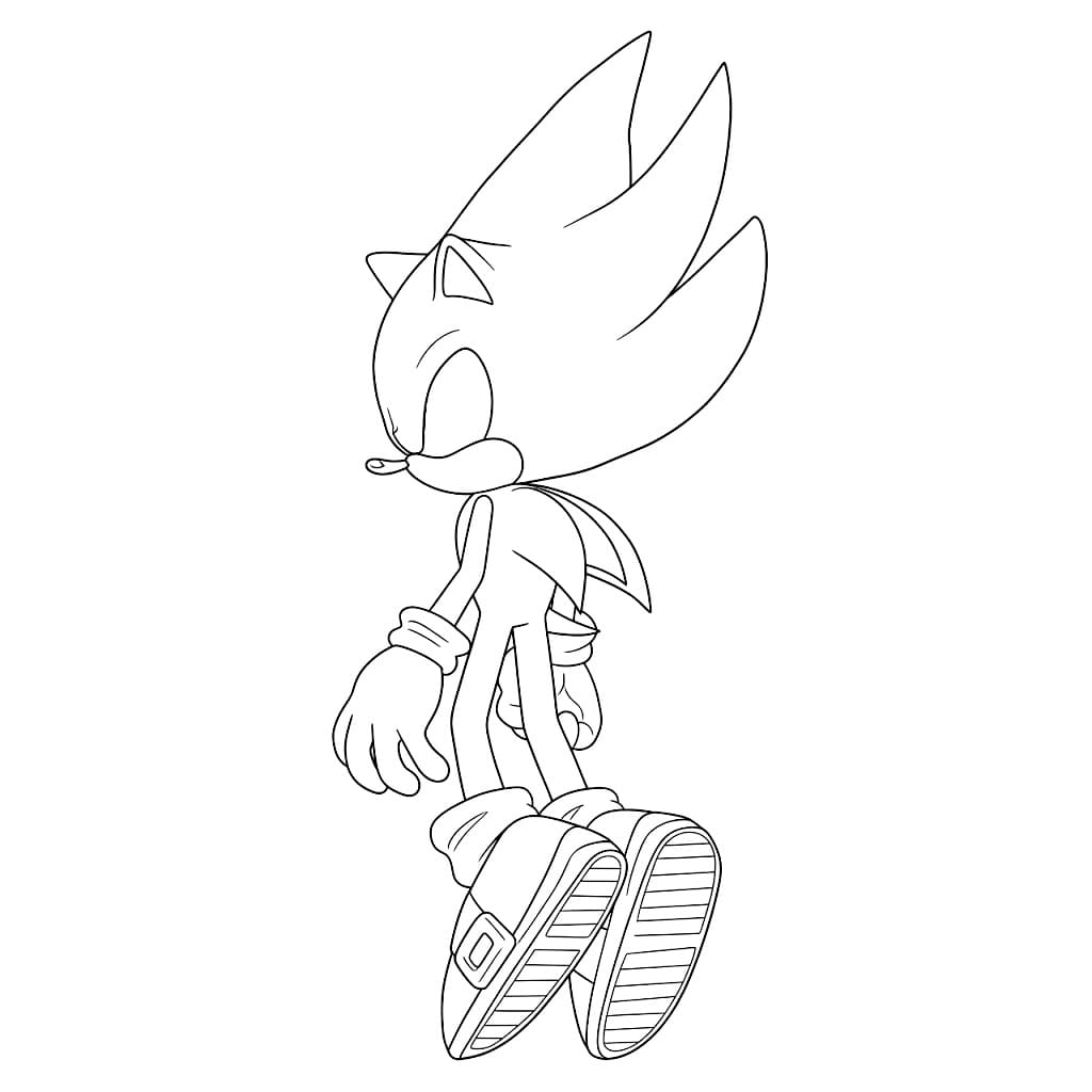 Dark Sonic è tornato da colorare