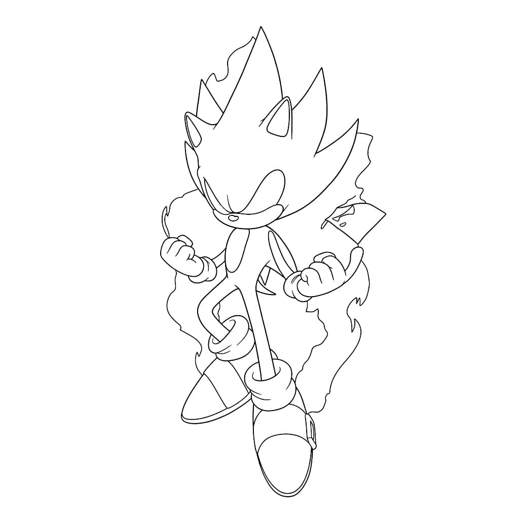 Dark Sonic non è contento da colorare