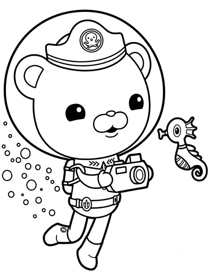 Dashi Octonauts da colorare