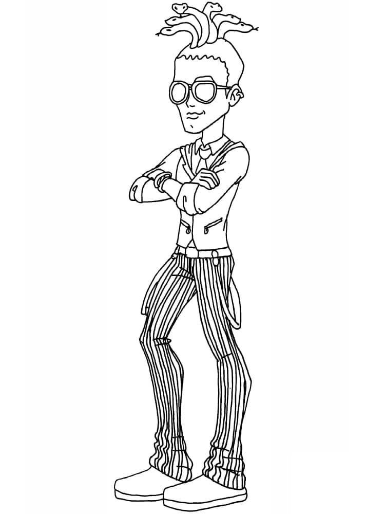 Deuce Gorgon da colorare