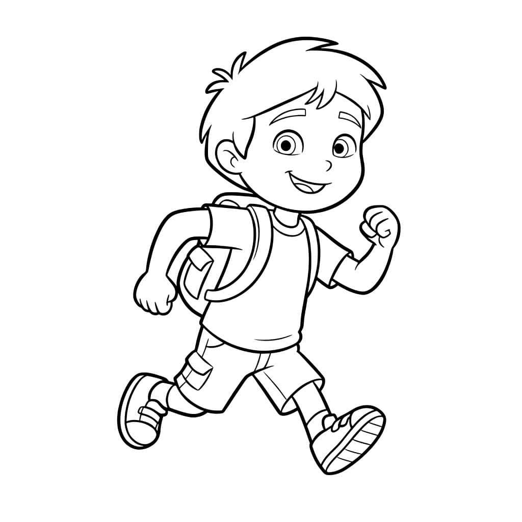 Diego corre da colorare