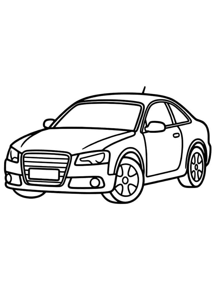 Disegna Audi gratis da colorare