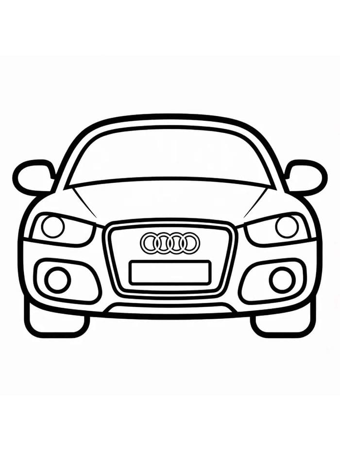 Disegna Audi stampabile da colorare