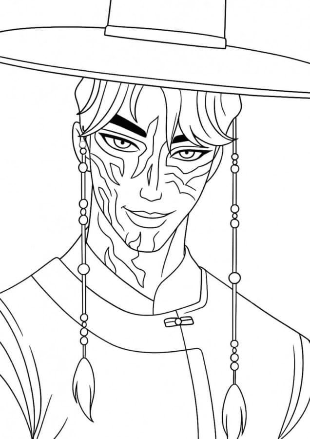Disegni gratis dei Saja Boys da colorare