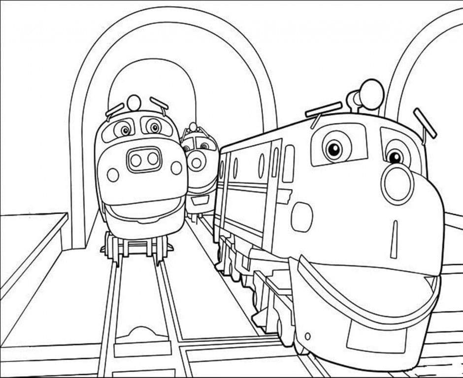 Disegno da Chuggington da colorare