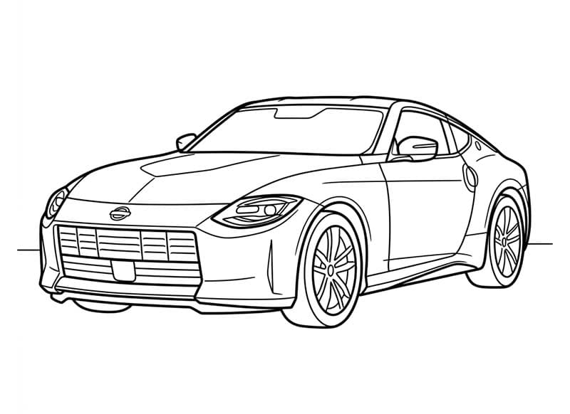 Disegno di Nissan da colorare