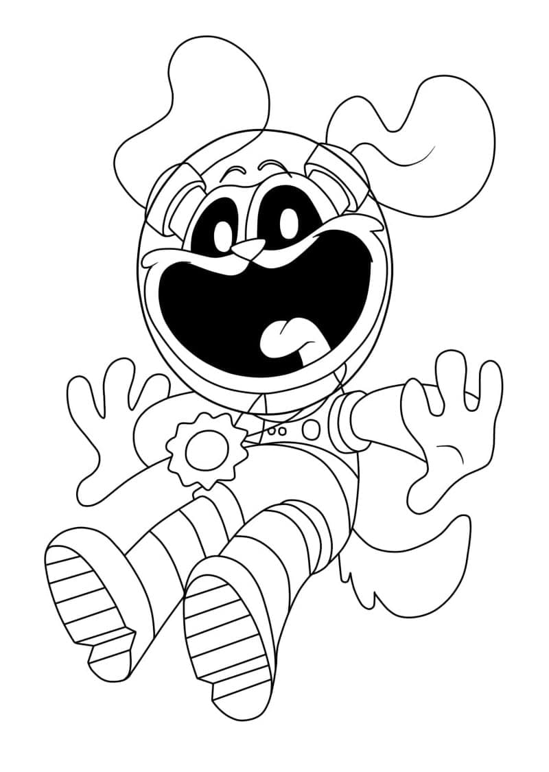 DogDay Astronauta da colorare