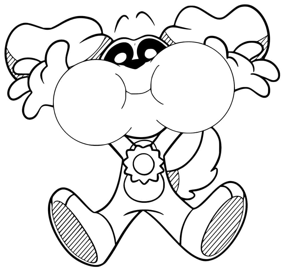 DogDay Poppy Playtime da colorare