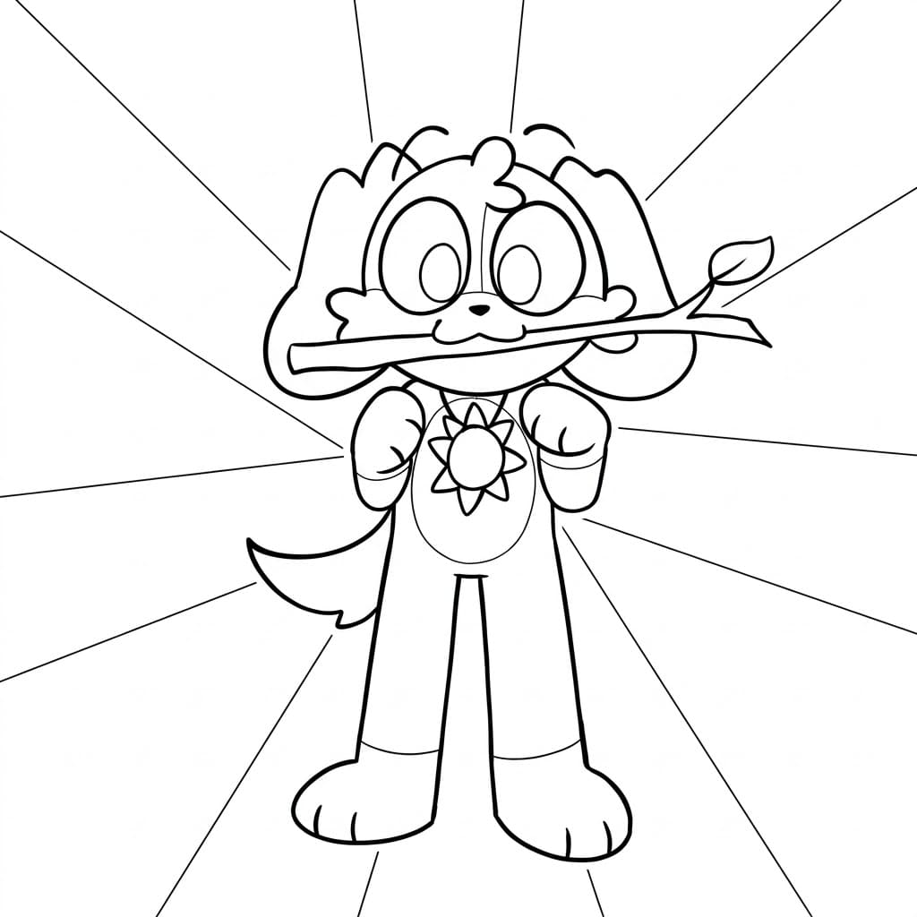 DogDay Raggiante da colorare