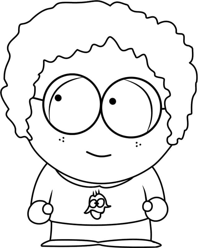 Dougie O'Connell di South Park da colorare