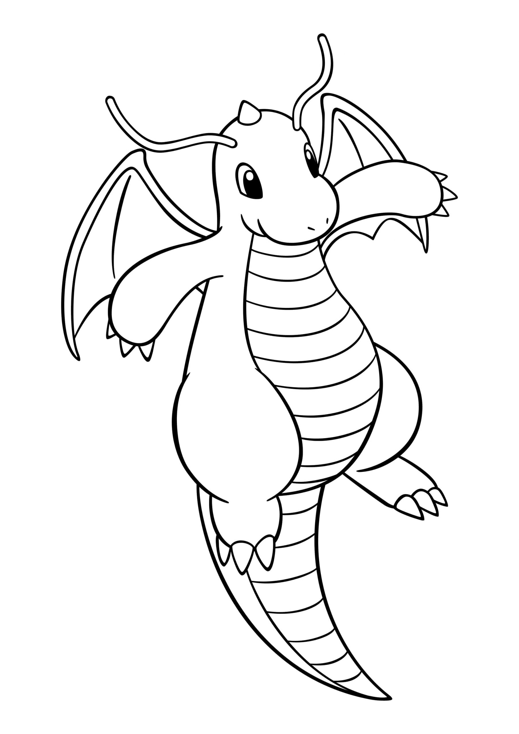 Dragonite 2 da colorare