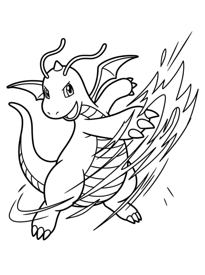 Dragonite usa Dragartigli da colorare
