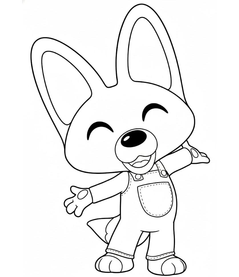 Eddy felice da colorare