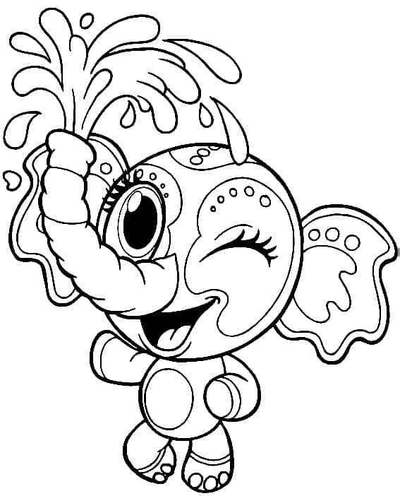 Em Zoobles da colorare