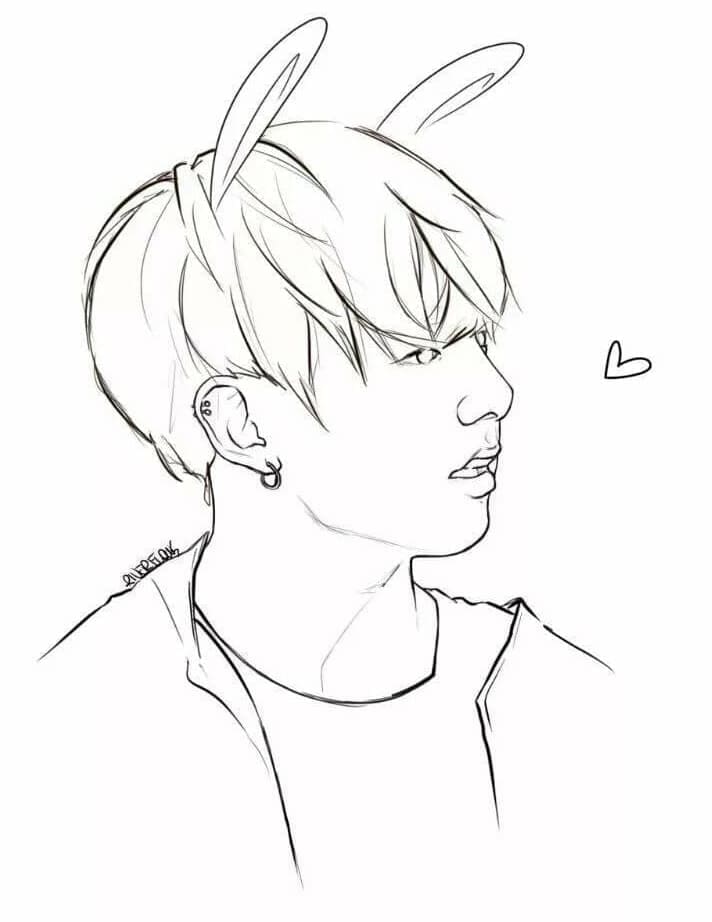 Famosi BTS da colorare