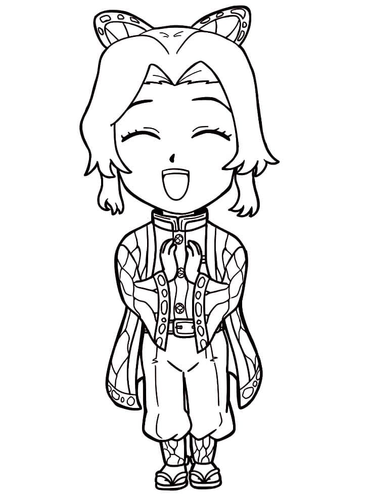 Felice Shinobu Kocho da colorare