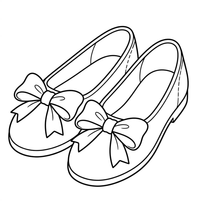 Fiocco per scarpe da colorare