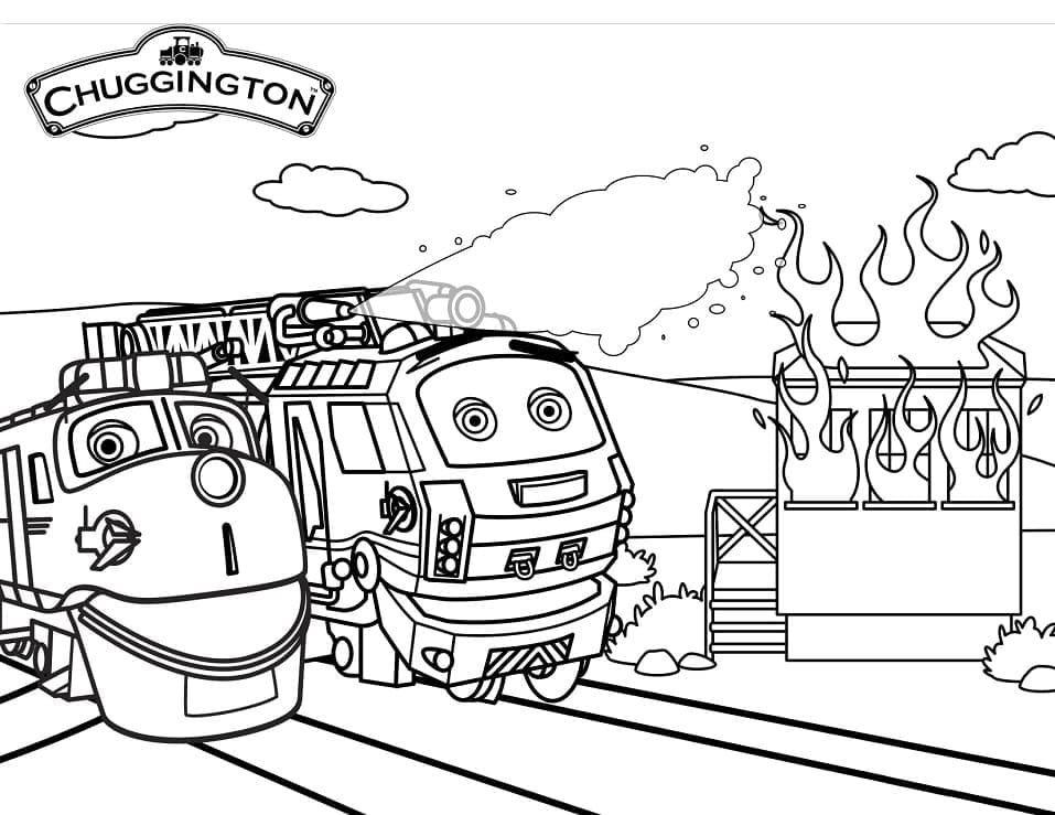 Foglio di Chuggington da colorare