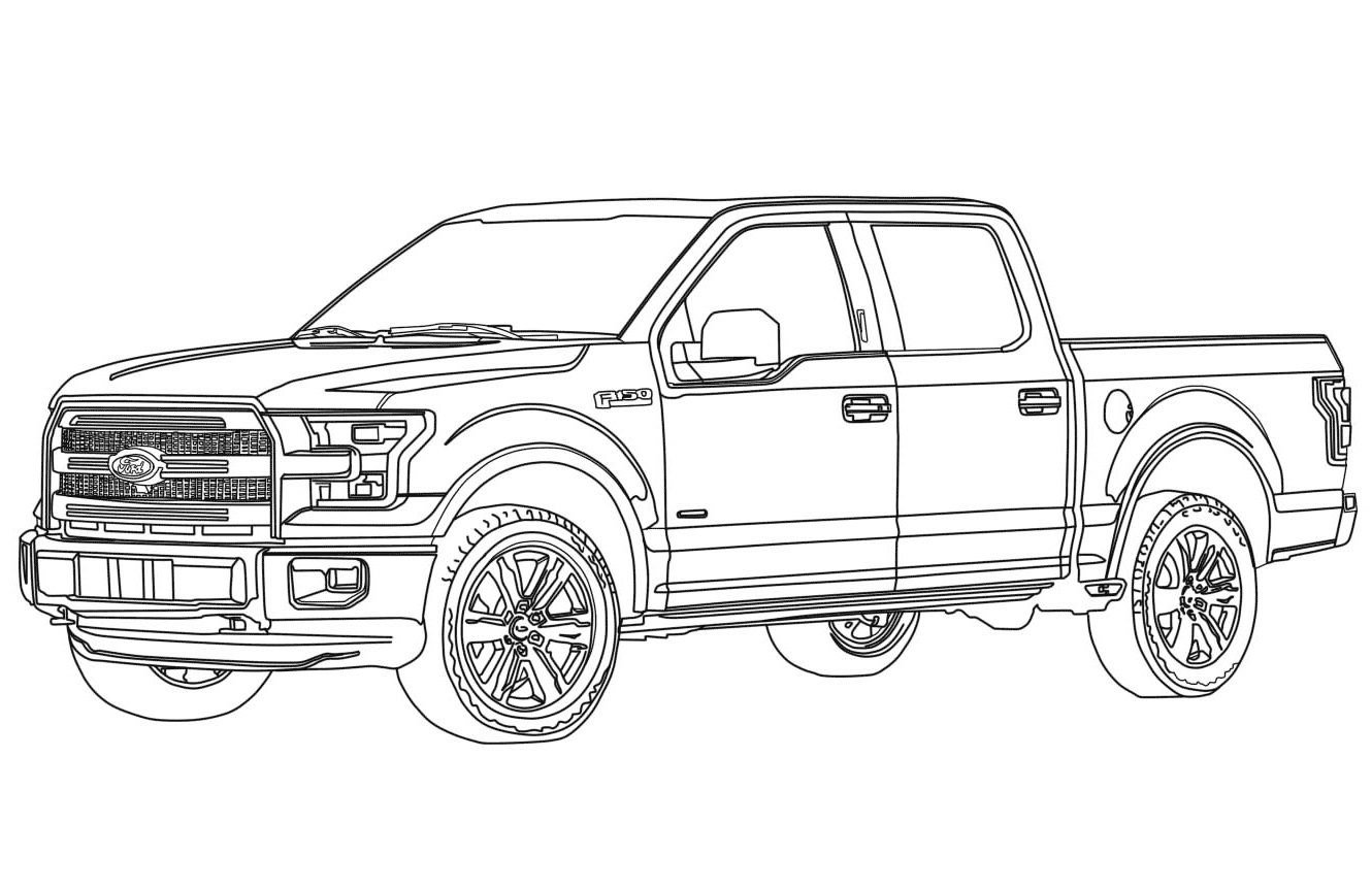 Ford F150 Raptor da colorare