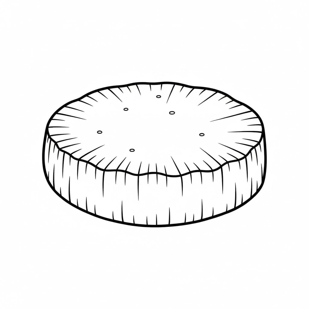 Formaggio francese da colorare