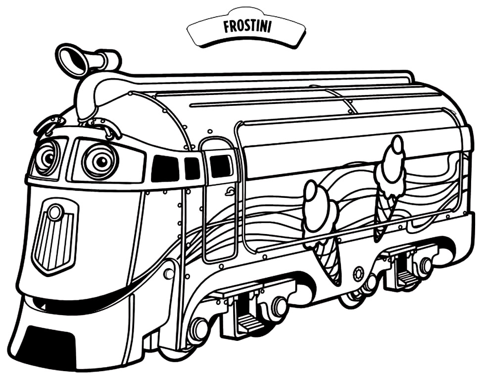 Frostini di Chuggington da colorare