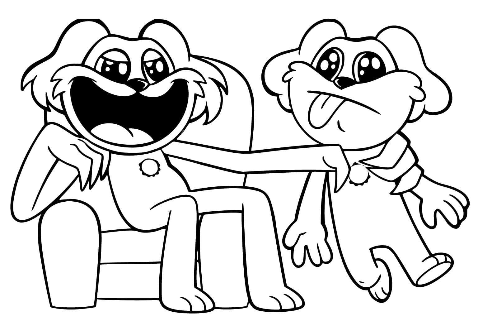 Fumetto di DogDay da colorare