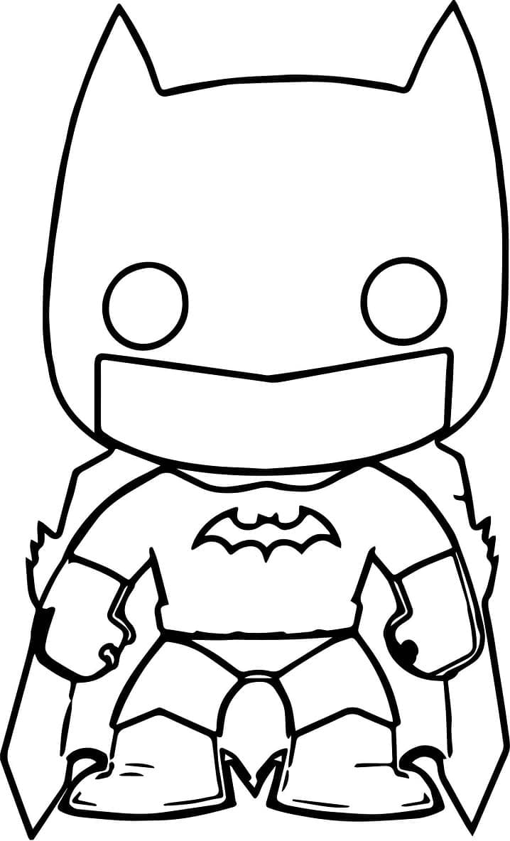 Funko Pop Batman da colorare