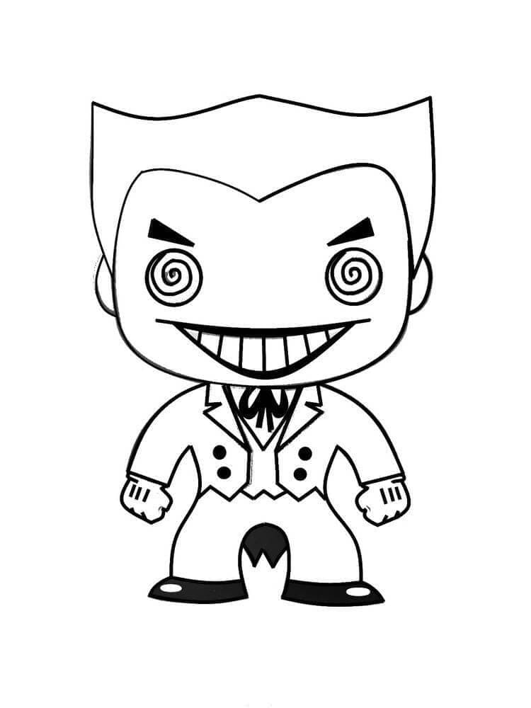 Funko Pop Joker da colorare