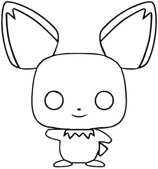 Funko Pop Pichu da colorare