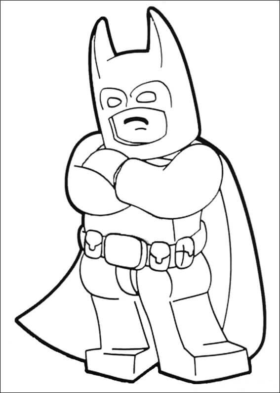 Funny Lego Batman da colorare