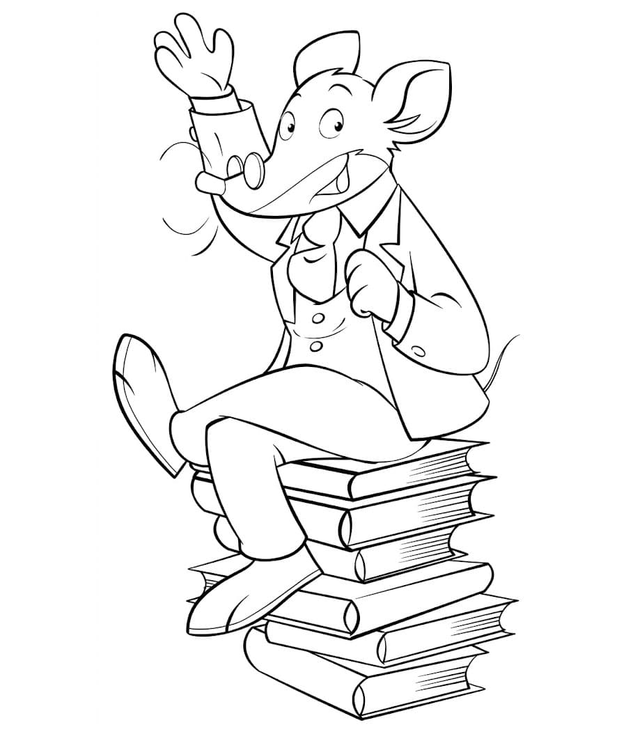 Geronimo Stilton e i suoi libri da colorare